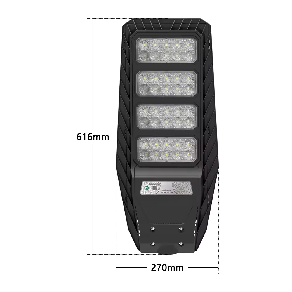 Integrated IP65 SMD LED Solar Street Light All-in-One Outdoor Design for Road Battery-Powered