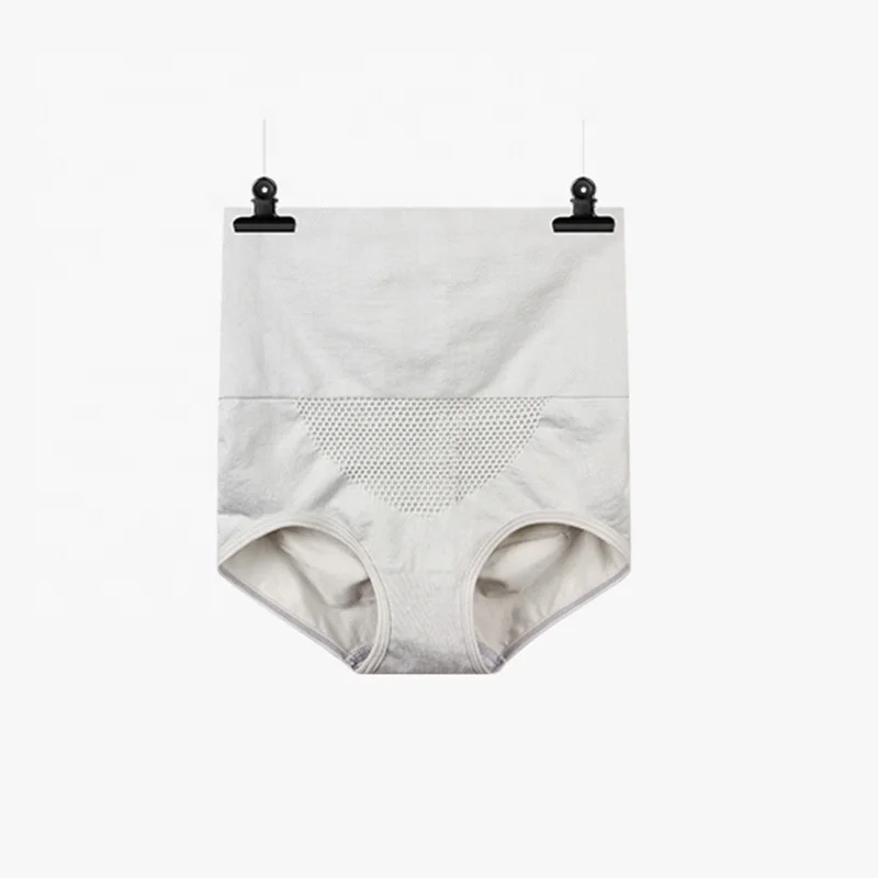 Новинка, Бесшовные женские трусики с высокой талией, сотовые теплые трусики для живота, трусики для похудения, нижнее белье