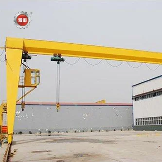 Warehouse Mobile Rail Mounted L Type Semi Gantry Crane 10 ton 20 ton 30 ton