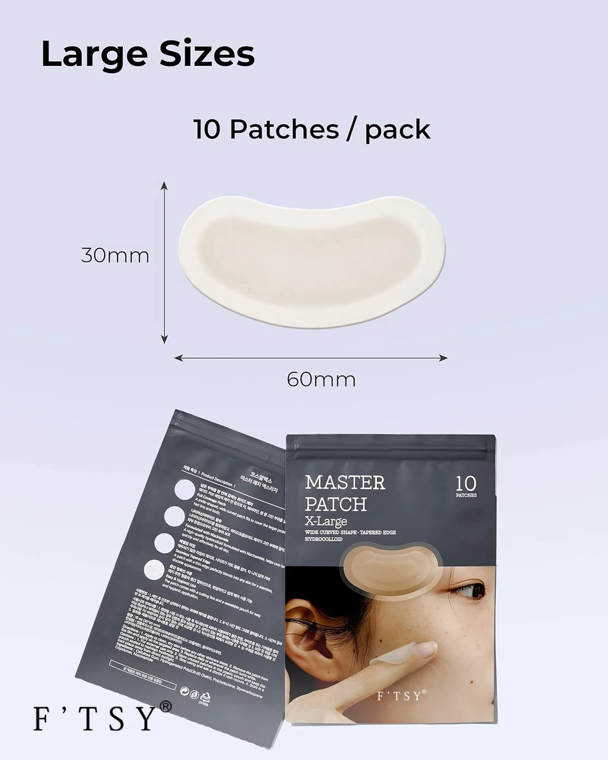 Customized Korean Tea Tree Oil Invisible Waterproof Hydrocolloid Spot Acne Healing Pimple Patches For Skin Care
