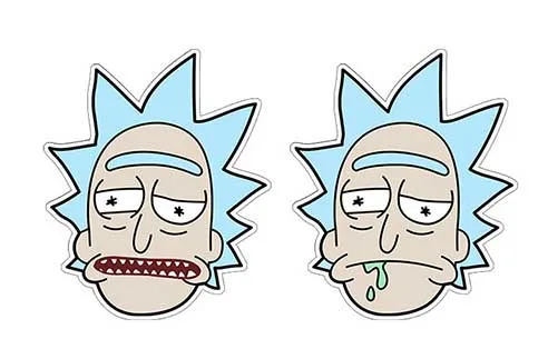 Wholesale Anime 3D Lenticular Motion Sticker Jujutsu DBZ Demon Slayer Custom 3D Colorful Waterproof Car Stickers