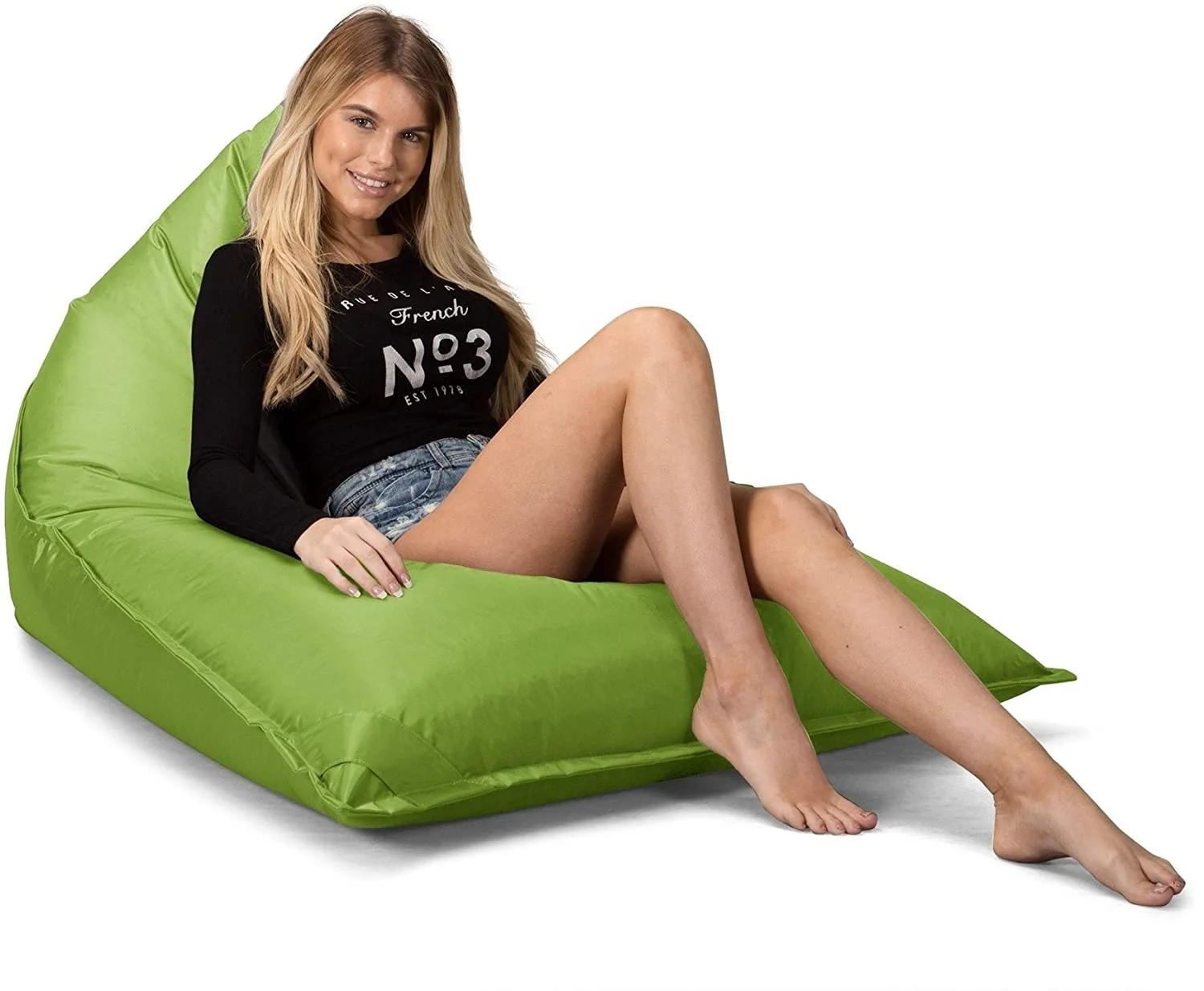 Triangle Beanbag Fabric Customer High Quality Sofa Big Bean Bag Chair big ben lazy