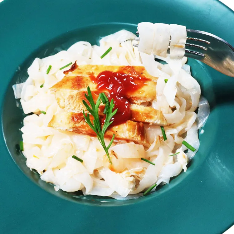 Оптовая продажа без глютена, био-Shirataki Fettuccine Konjac, лапша с низким содержанием калорий