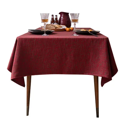 Nordic style Free custom fabric table cover tablecloth and FMCG linen table cloth and offer table cloth fabric