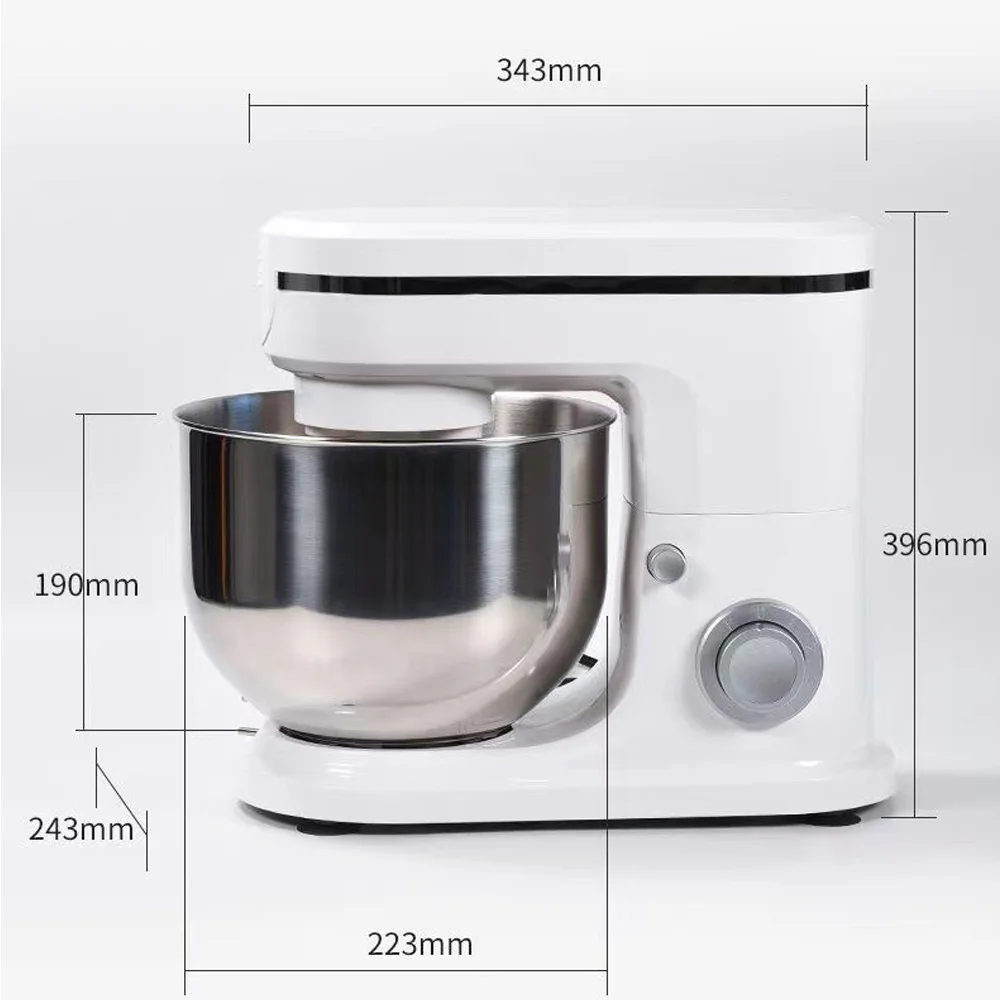 High Speed Mixer Food Cooking Mixer Machine 10L Smart Food Prcocessors Automatic Chicken Kitchen Food Mixer