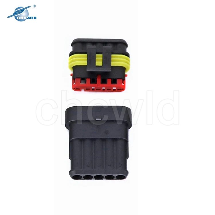 TE AMP tyco 1.5mm waterproof superseal series auto female auto 4 pin wire harness connectors terminals  282089-1