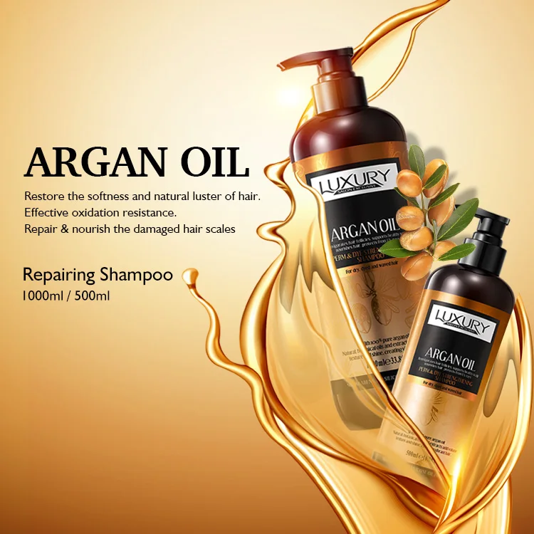 Quick customization hotel Argan oil herbal professional shampoo and conditioner