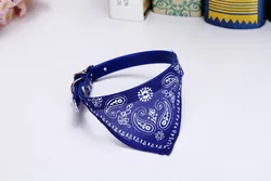Wholesale Dog collars pet products for dogs small Puppy Cat Puppies Adjustable Dog Bandana