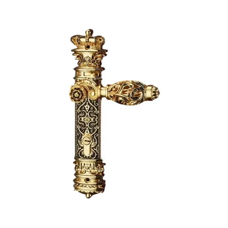 [Zinc Alloy]Good quality silent style lock handle for interior door