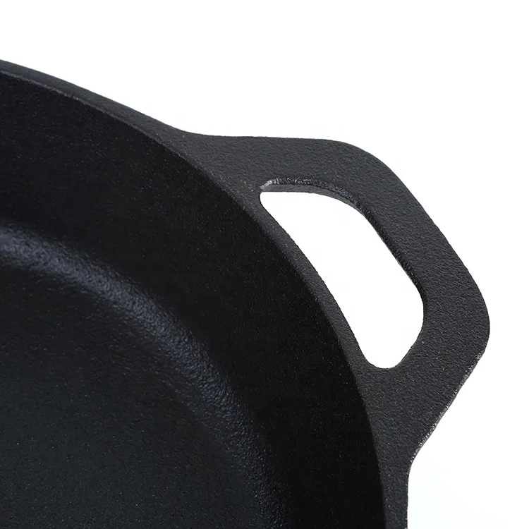 Heat-Resistant Kitchen Pre-Seasoned Anti-rust Nitriding Cast Iron Skillet