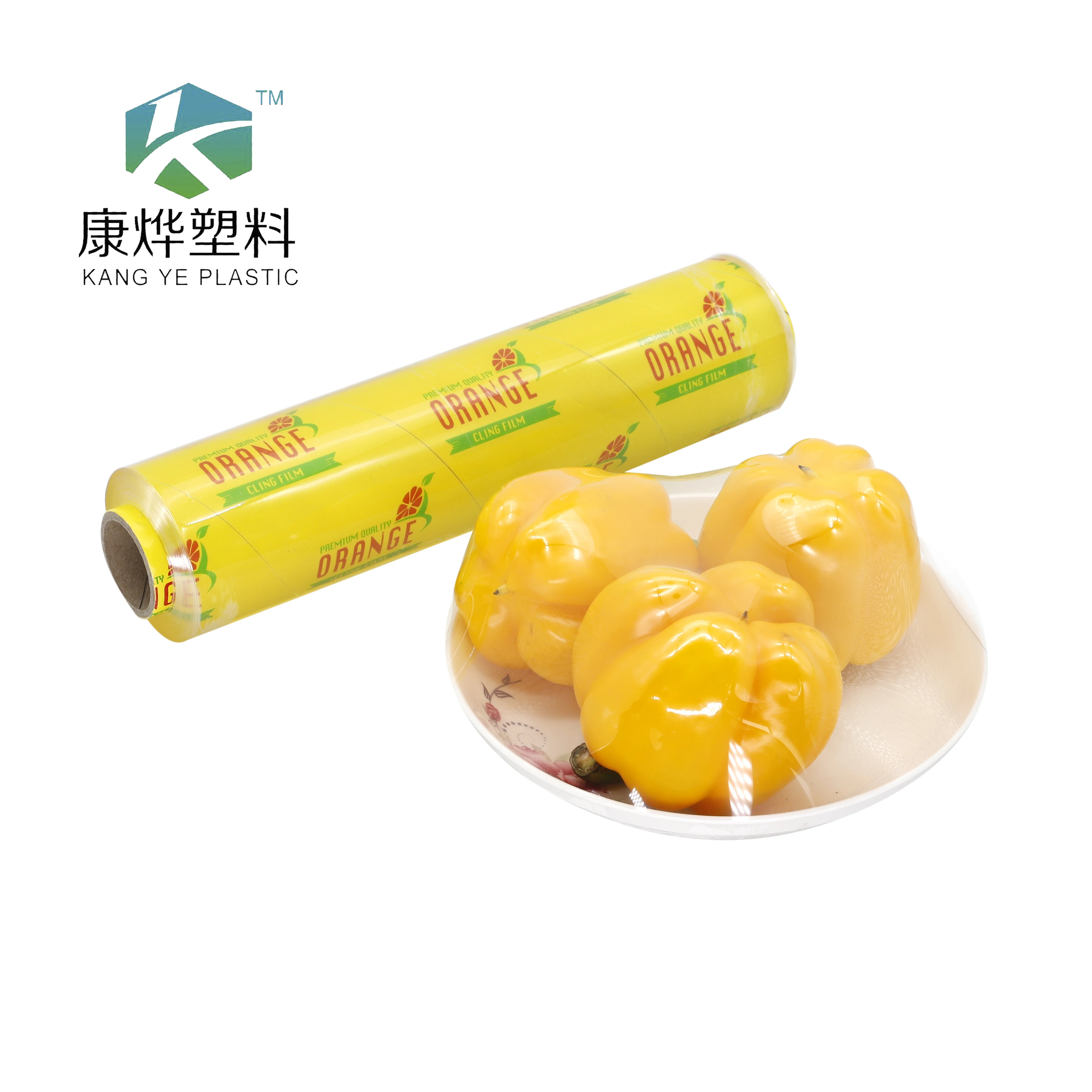 Лучшая цена, свежая ПВХ упаковочная пленка, большой рулон для пищевой пластиковой упаковки