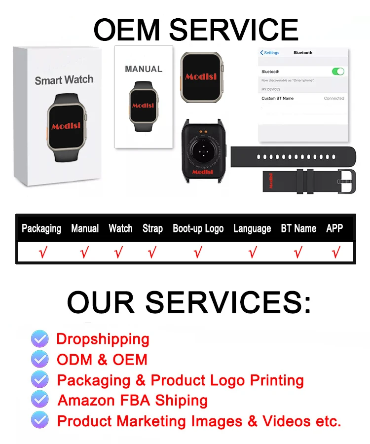 New Z66 Ultra 1.92 inch Smart Watch Wireless Charger Smartwatch OEM Factory Quality Series 8 BT Calling Z66 Ultra Smart Watch