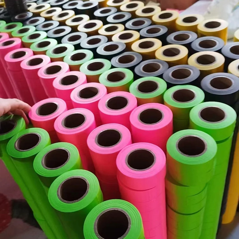 Non-adhesive Fade Less Surveyor Marking Tape Fluorescent Flagging Tape