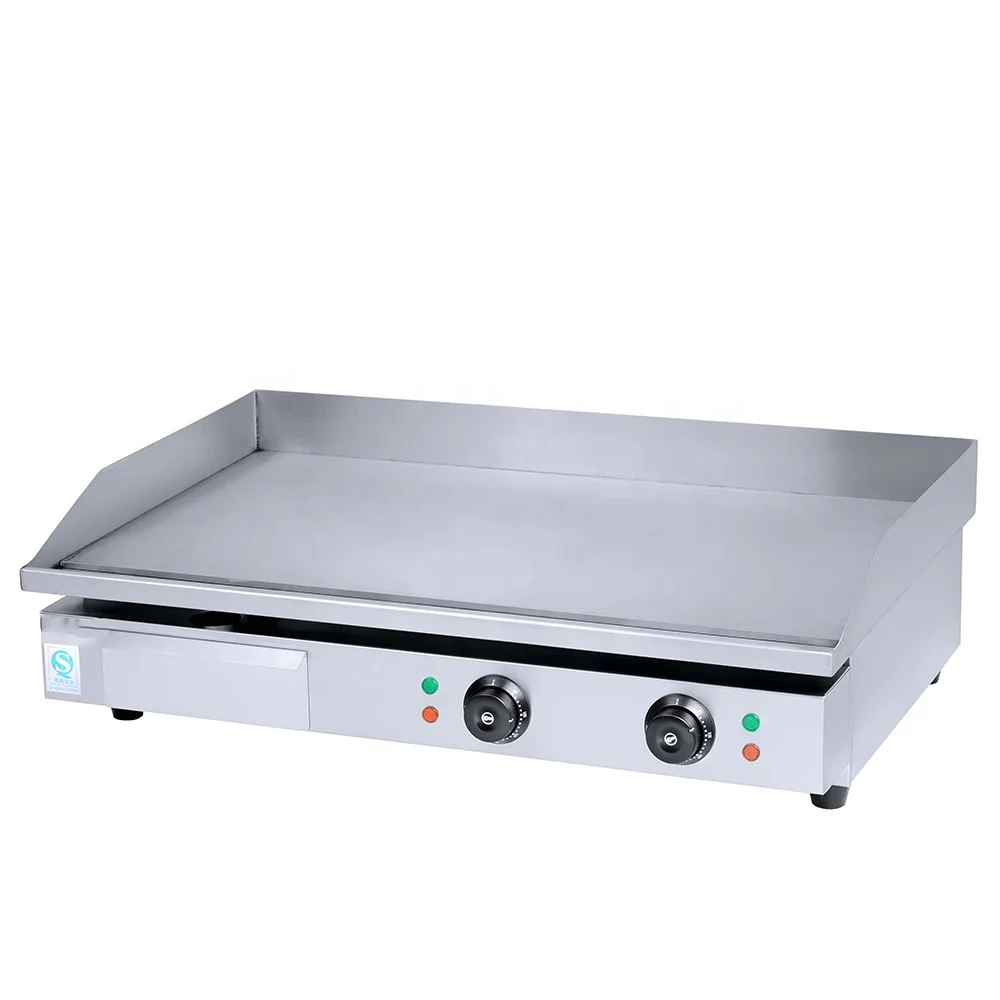 Commercial Electric Griddle,Electric Countertop Flat Top Griddle 110V 1600W With CE Approved