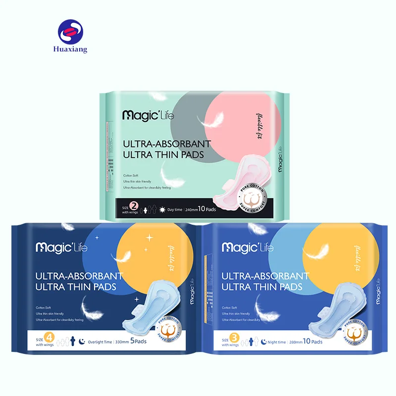 Eco Friendly Hygiene Cheapest Product Ladies Pads Sanitary Napkins Pads for Women