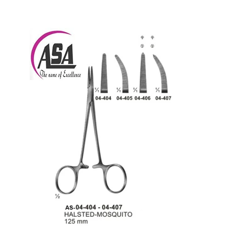 Micro-Halsted125mm delicate hemostatic forceps best quality