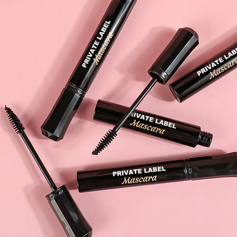 Mascara Private Label Oil Free Waterproof Mascara Black Three-dimensional Curling Natural Easy to Wear Prismatic Mascara