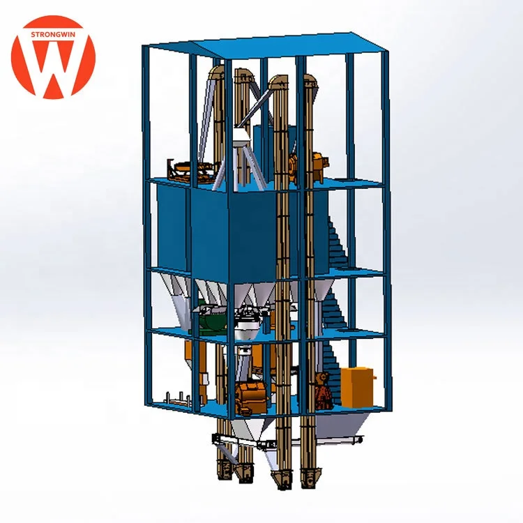 Strongwin, производственная линия для мелких животных, птицеводческих кормов, 5 тонн
