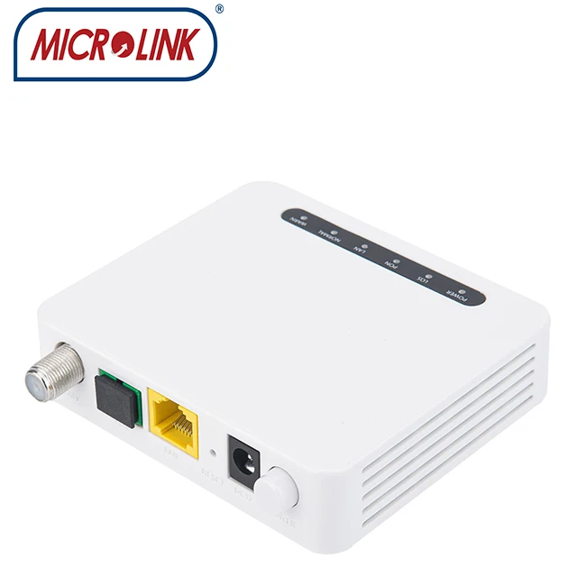 Ftth XPON  CATV  Ont  Modem 1GE+CATV  SC/APC  XPON Onu  Router Compatible for Fiberhome  Huawei  ZTE  CISCO OLT