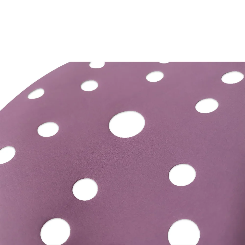 ENOCH 150mm 15 Holes Ceramic Purple 120 Grit Abrasive Sanding Paper