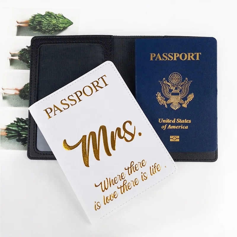printing credit card size pvc travel luggage tag travel wallet passport holder document