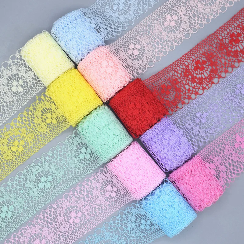 Hot Sale Venice Lace Trims Trim Tulle Many Colors Stretch Lace Trim For Dress White Elastic Lace Fabric With Fancy Flowers