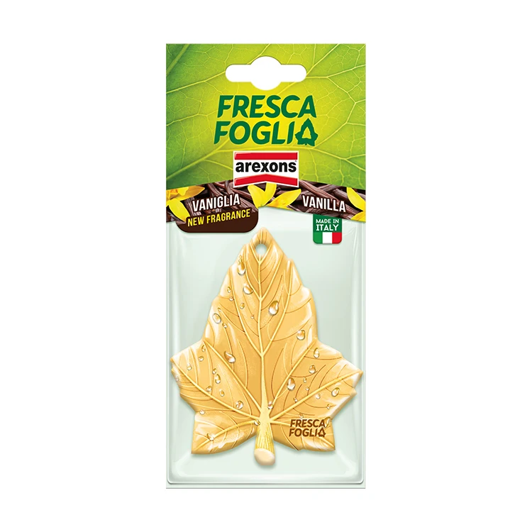 Fresca Foglia Vanilla - Car Perfume Card Leaf Car Air Freshener In Bulk