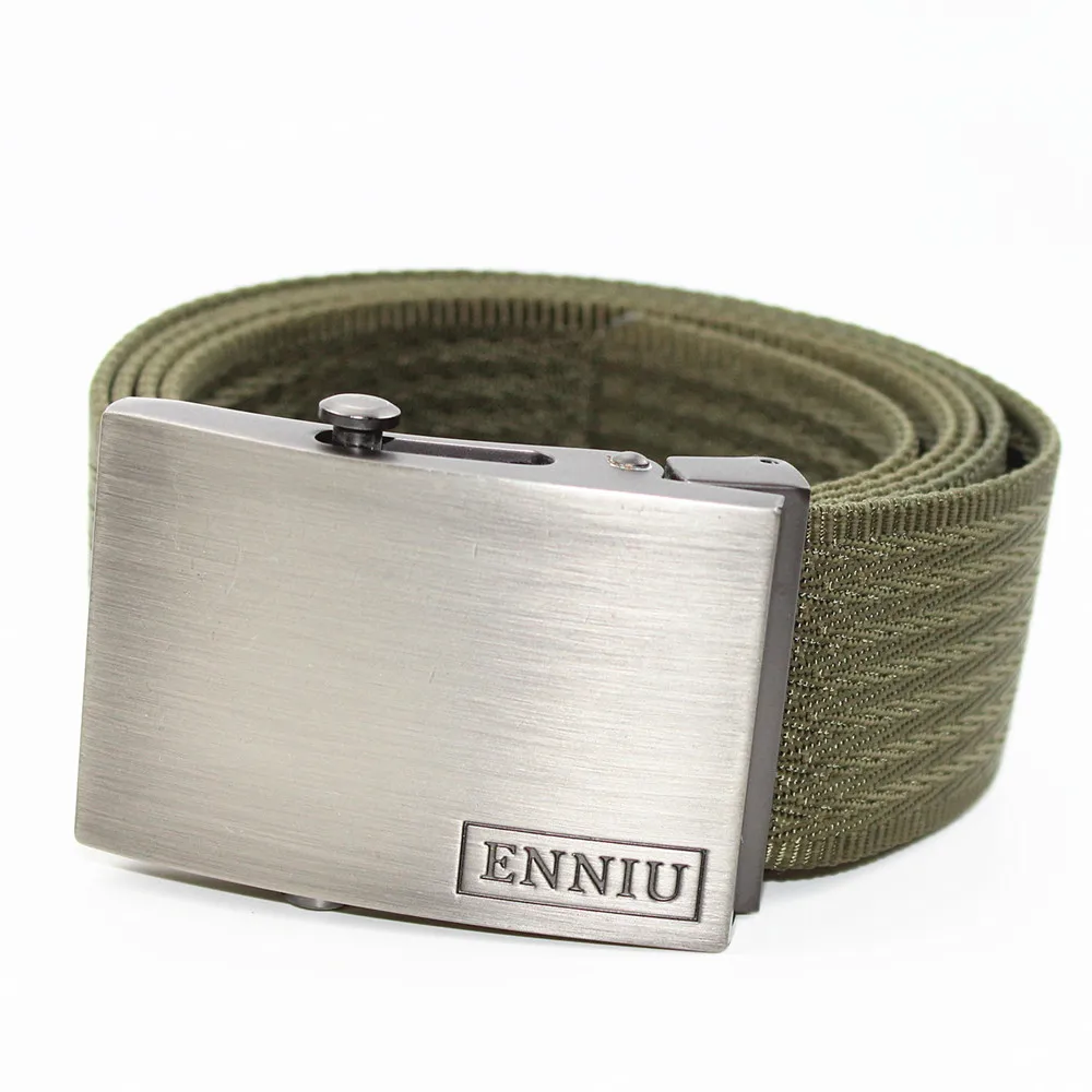 custom high quality canvas nylon roller metal buckle