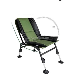 High quality luxury outdoor folding chair carp fishing   recliner chair with adjustable legs