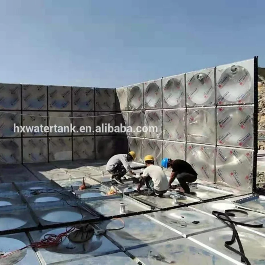 Galvanizing Combined Vessel 1220mm  * 1220mm Storage Hdg Overhead  Steel Water Tank