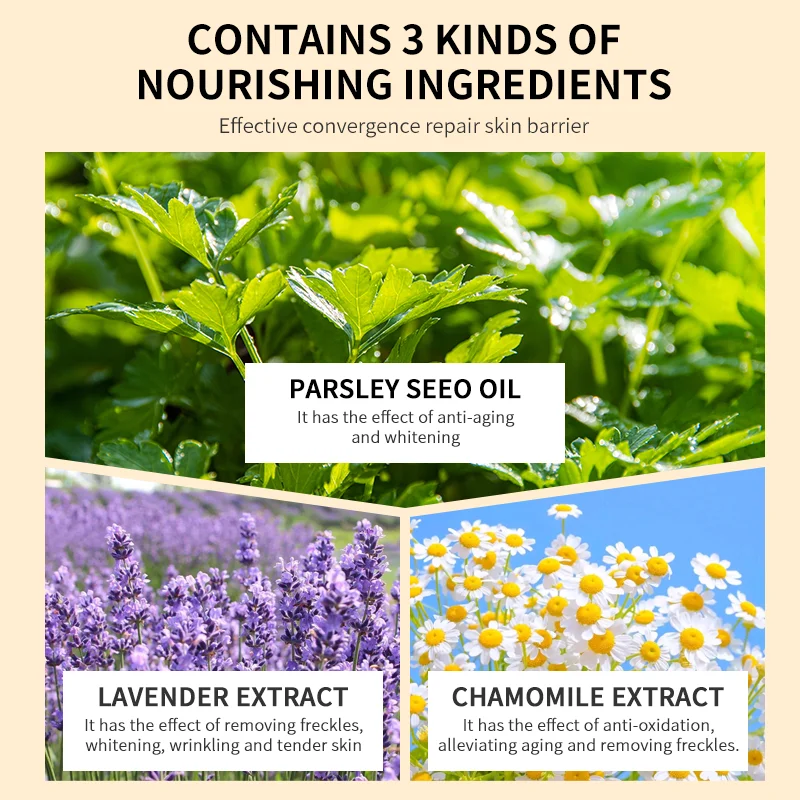 Biosphere Night Care Parsley Seed Whitening Hydrating Anti-Oxidant Glowing Brightening Facial Serum For Face