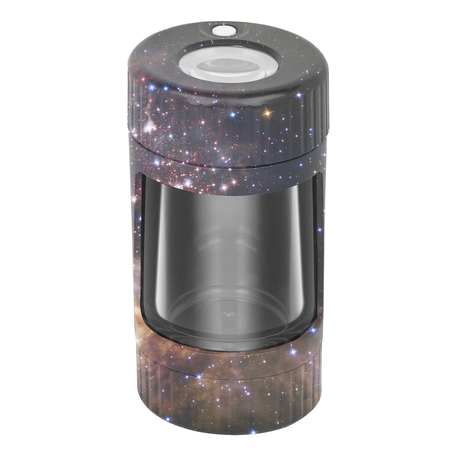 Новое поступление, горячая Распродажа, герметичный контейнер для хранения трав, светодиодное увеличительное стекло, банка для сорняков