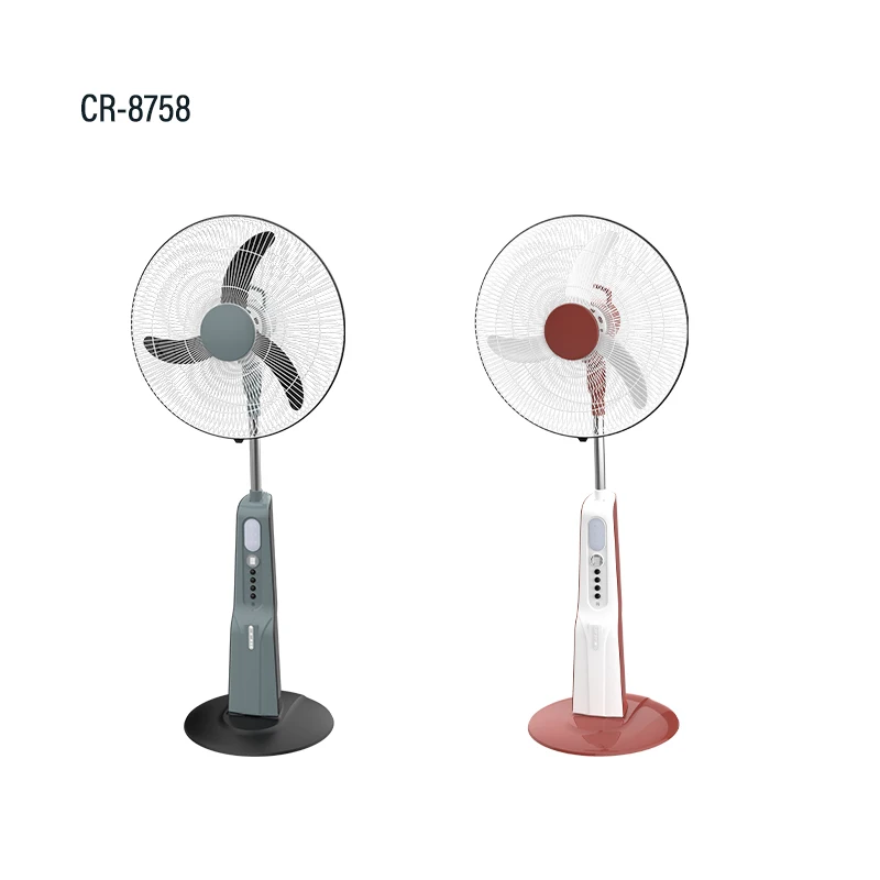 Solar Electric Rechargeable 18 Inch Standing  Blades Fan With Remote Air Cooler For Household Home Appliances