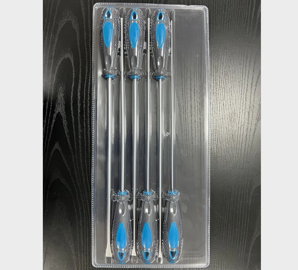 6 Pieces Extended PP and TPR Handle  Precision Screwdriver Kit