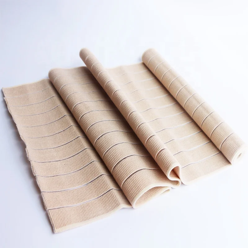 Custom Strong Extra Wide Cotton Beige Support Stretch Elastic Fabric Band