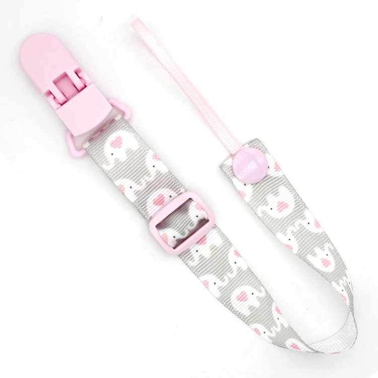High Quality Polyester Baby Pacifier Clip