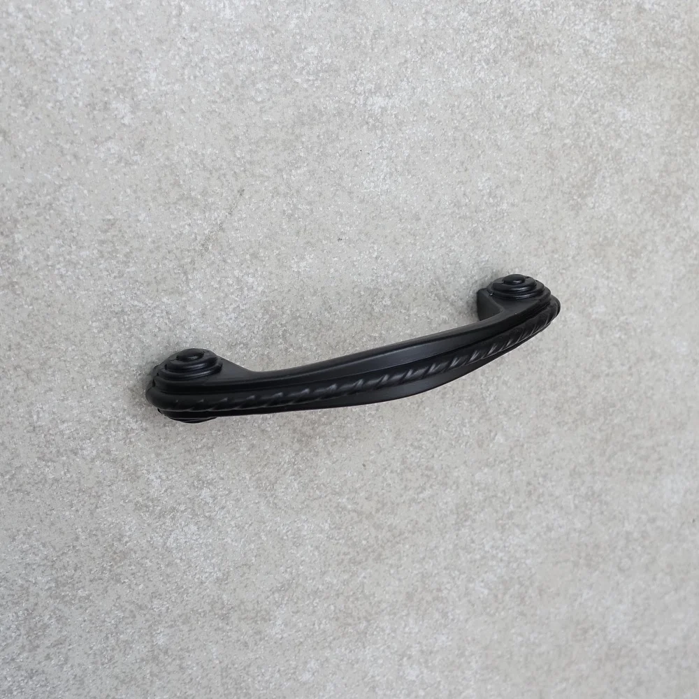 Matt Black Cabinet  Pull Cupboard Drawer Wardrobe Furniture Handles