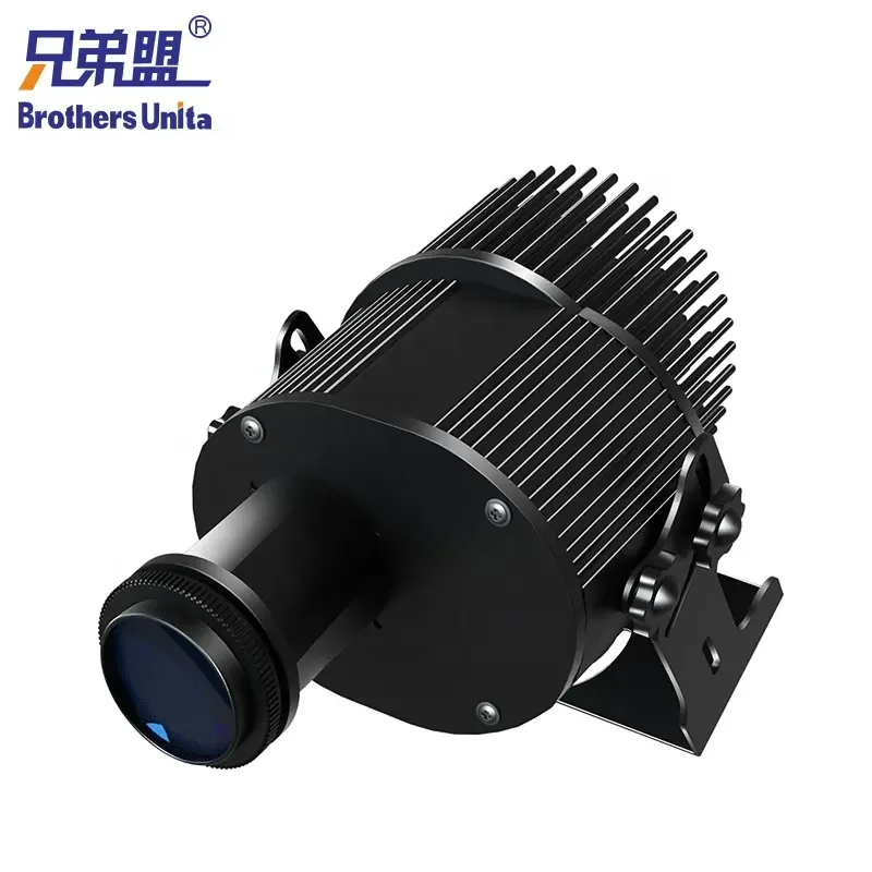 2023 New 100 Watt black custom logo projector laser night light Outdoor waterproof gobo projector