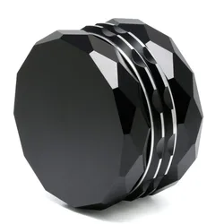 Customized logo Grinder 63mm Diamond CNC Aluminum Herb Grinder with etched logo
