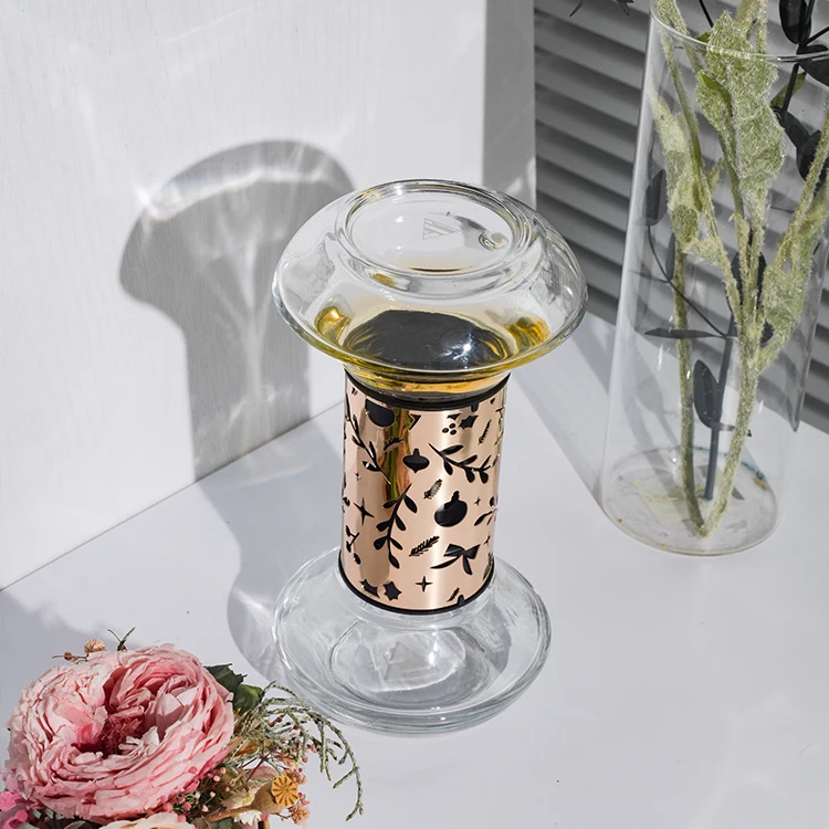 Customized scent 120ml fragrance home freshener aroma luxury hourglass bottle reed diffuser gift set
