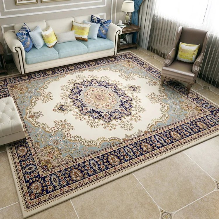 Handtufed Woolen and Rug Shaggy Area Faux Plush Fur Fluffy Furry Rug Carpet For Living Room  Bedside Custom Islamic Large Sizes