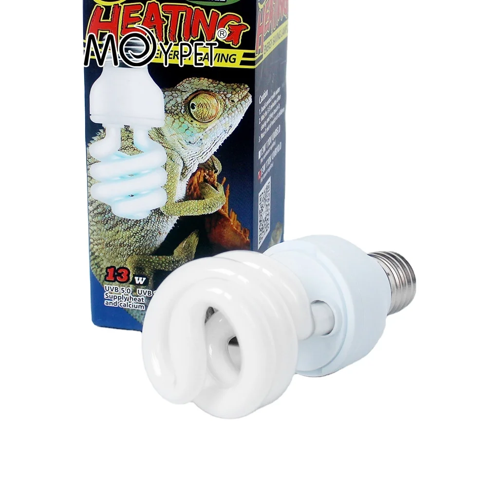 Nomoy Pet Reptile lamp UVB 10.0 26 w energy-saving lamps Lamp For Reptile Lighting ND-09 reptile accessories
