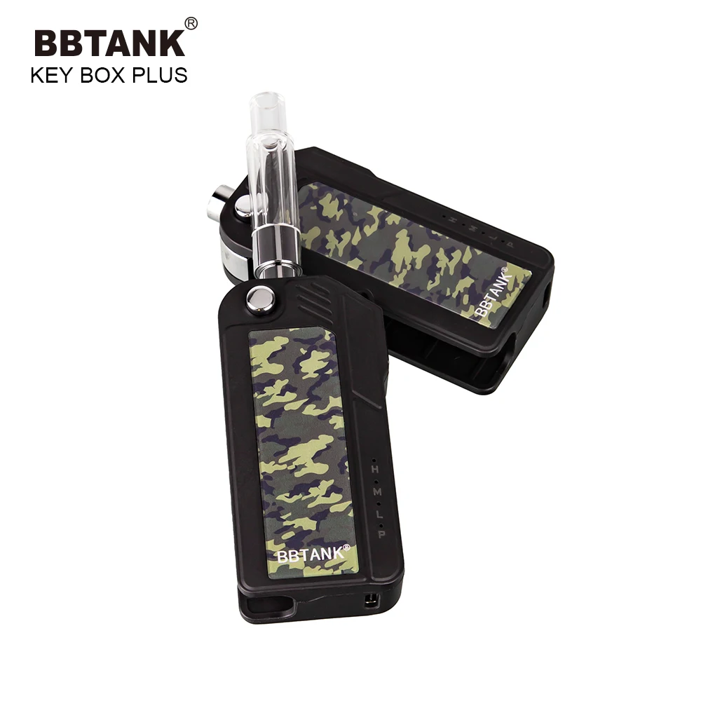 BBtank key box plus откидной аккумулятор 510 резьбовой 650 мАч для картриджа CBD с подарочной упаковочной