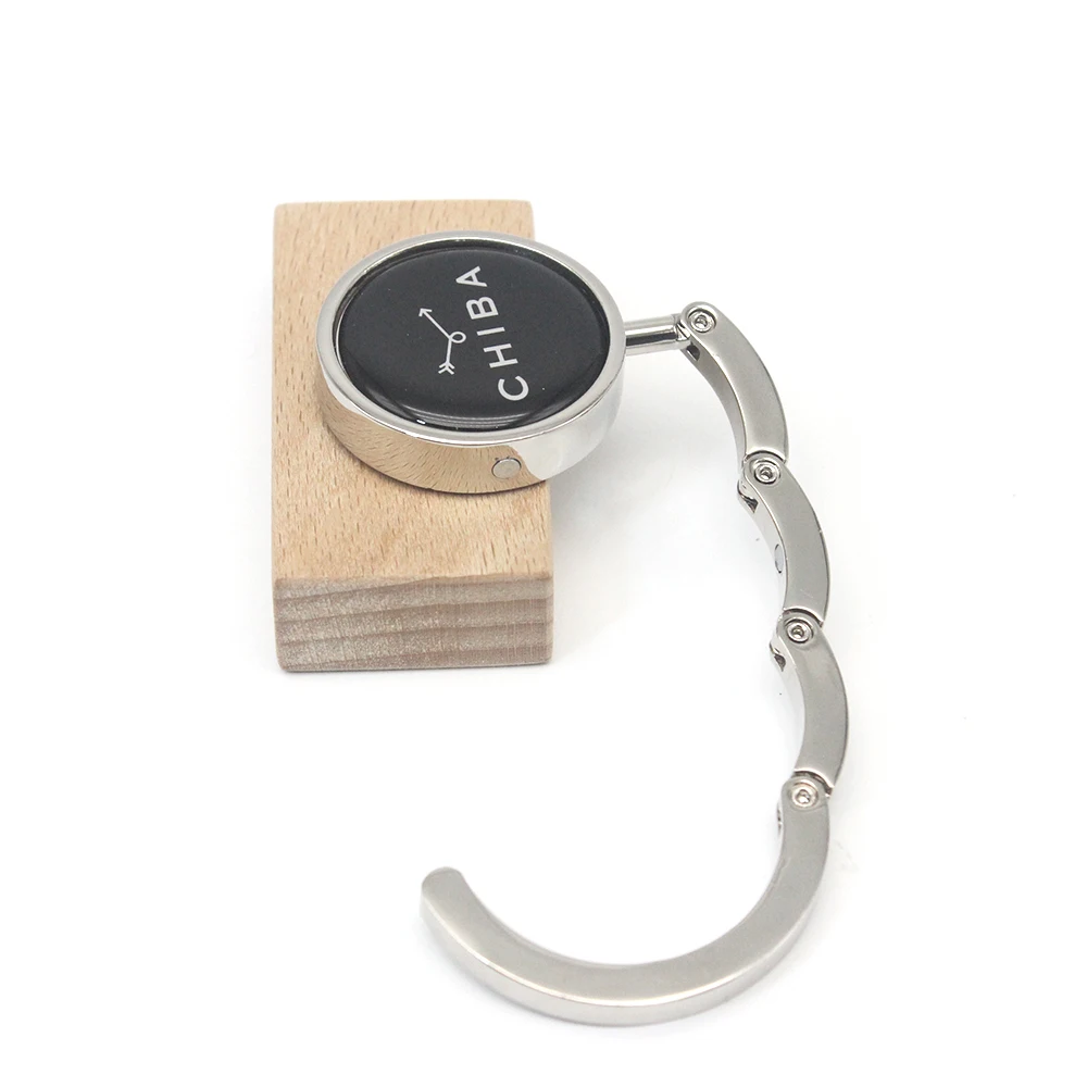 Custom Logo Schoolbag Bag Hanger Foldable and Durable Handbag Hanger Hook Wholesale