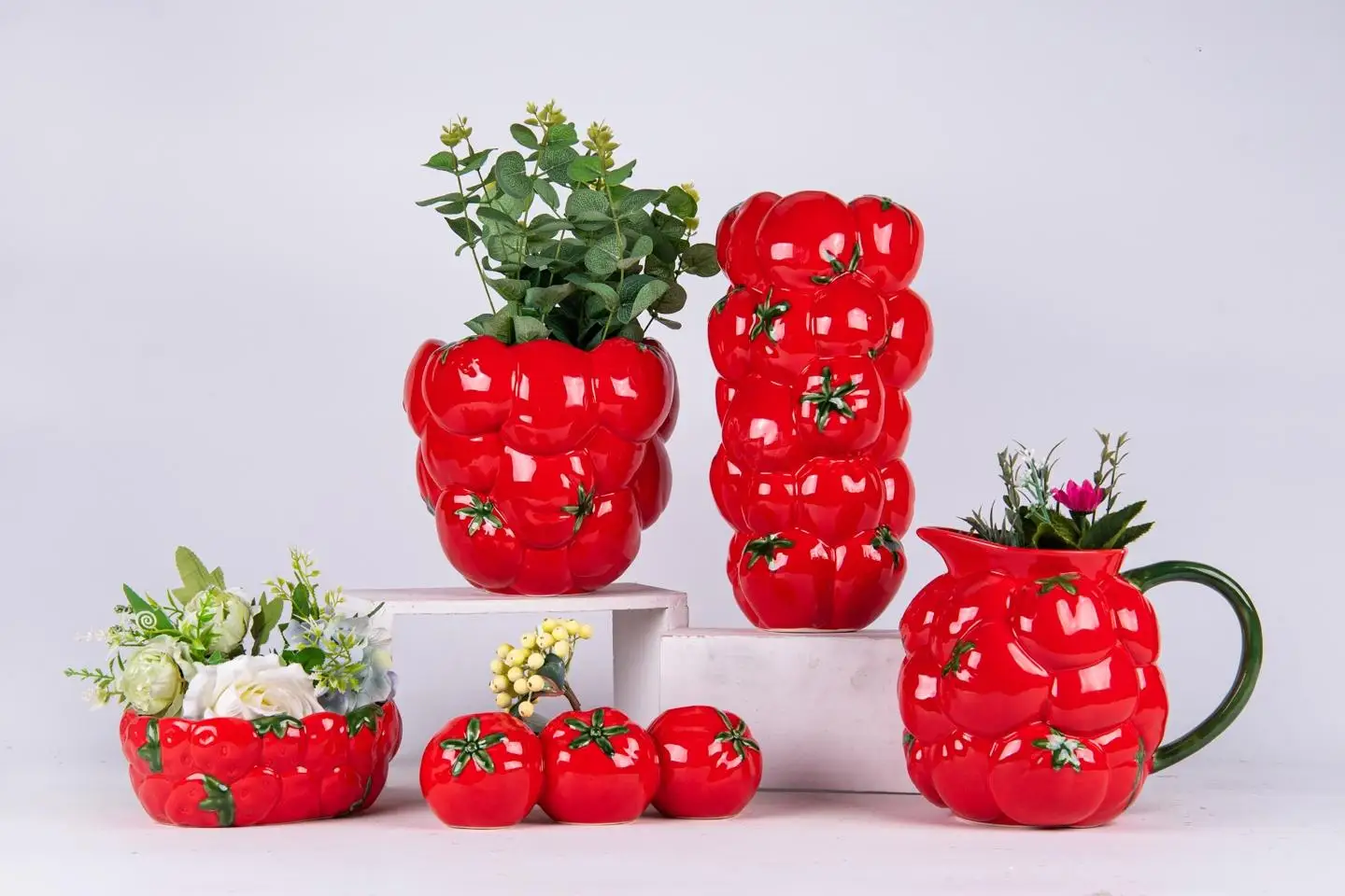 Wholesale Watermelon Dinner Set Simplicity Creative Hand painted Hot Selling Fruit Ceramic Dinner Plate