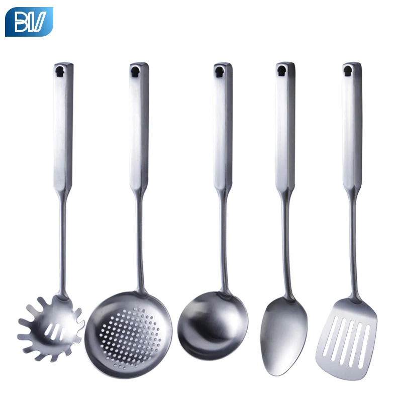 Heavy Duty Hollow Handle Matt Cook Gadgets Stainless Steel Utensils Kitchen Set