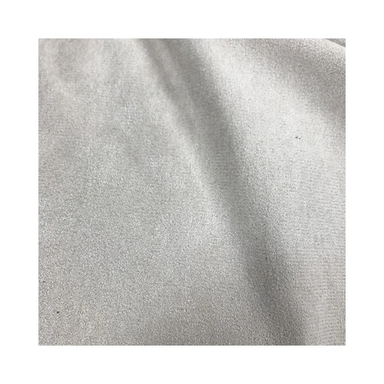 2021 New Product 100%Polyester 180gsm knitted Faux Solid Color Fabric Deer Suede Inelastic For Shose And Jacket