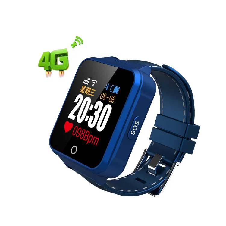 4G SOS GPS tracking H003 elderly smart watch with sim card
