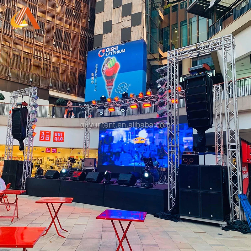 Portable Event Stages  Aluminum Stage for Concert Event 1.22*1.22m  1*2m Outdoor Performance Stage Platform