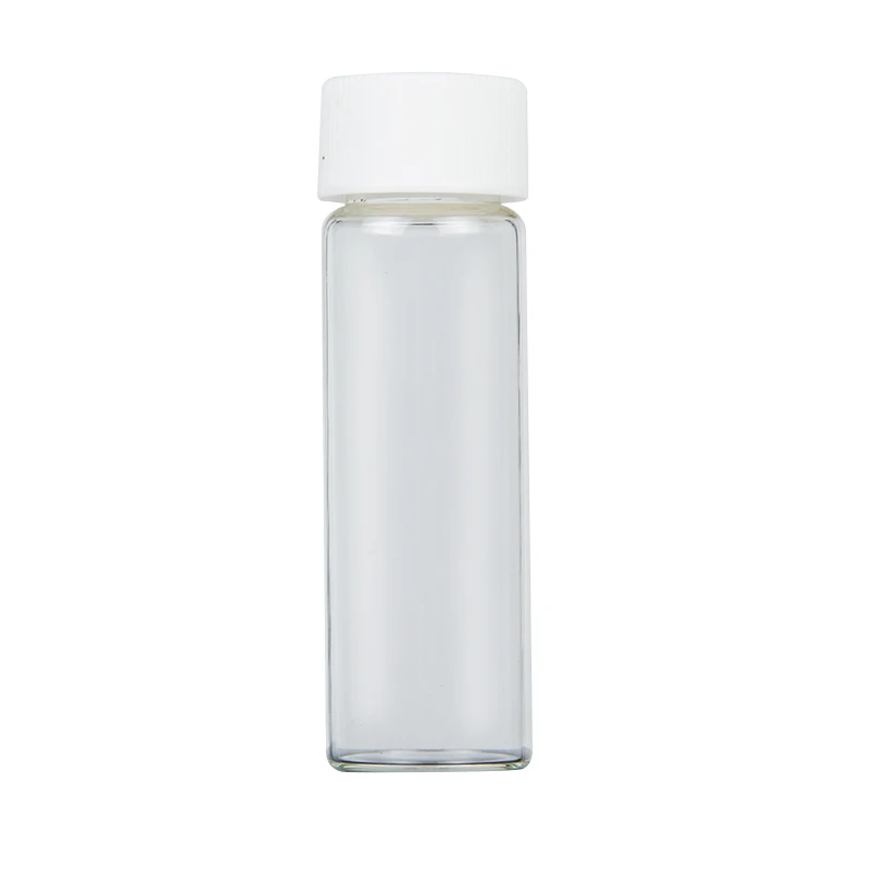 Customized tubular 5ml glass vials with screw cap